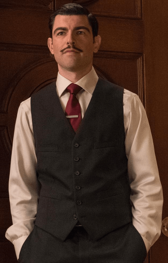 Actor Max Greenfield as “Dewey Denouement” from Netflix’s “A Series of Unfortunate Events”